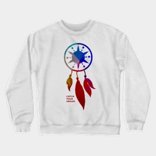 Dream Catcher Line Color Crewneck Sweatshirt